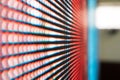 Close-up of an LED display panel Royalty Free Stock Photo