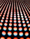 Close-up of an LED display panel Royalty Free Stock Photo