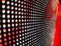 Close-up of an LED display panel Royalty Free Stock Photo