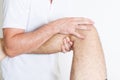 Close up of a leg massage Royalty Free Stock Photo