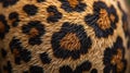 Leopard fur pattern texture background Royalty Free Stock Photo