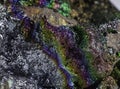 Close up on a Lepidocrocite mineral stone Royalty Free Stock Photo