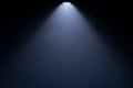 Close up of light beam isolated on black Royalty Free Stock Photo