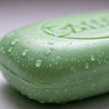 The background is out of focus emphasizing the soap s surface details Royalty Free Stock Photo