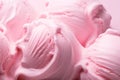 Close up of light pink gelato ice cream