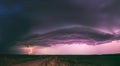 Close up with lightning with dramatic clouds composite image . Night thunder-storm Royalty Free Stock Photo