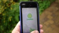 A close up of the Limebike App on a mobile phone