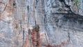 Close Up of Limestone rocks mountain texture
