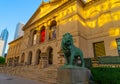 Close-up lion at the Chicago Museum of Art