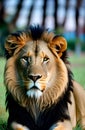 lion in the forest , Ai Generated Royalty Free Stock Photo