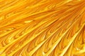 Gold metallic glitter paint swirls Royalty Free Stock Photo