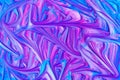 Pink and blue metallic glitter paint swirls Royalty Free Stock Photo