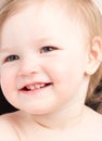 Close up of little smiling child Royalty Free Stock Photo