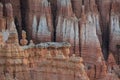 Close Up of Lizard Formation on Hoodoos