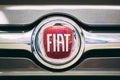 Close Up Logo logotype Of Fiat is Italian holding company whose