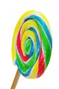 Close up of lollipop (swirl pop)