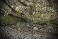 Myrtos Cave at Kefalonia Royalty Free Stock Photo