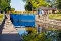 Close Up Look At Trent Severn Waterway Lock 32 In Bobcaygeon, Ontario Royalty Free Stock Photo