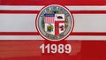 Los Angeles Fire Department ambulance door emblem