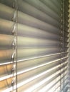 Close up Louvers , shade, blind or shutters background . Aluminum Louver or glass shutter windows texture