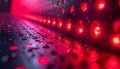 Futuristic Red LED Technology Background Royalty Free Stock Photo