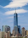 Close-Up of lower Manhattan cityscape