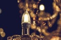 Close-up of Luxury chrystal chandelier Royalty Free Stock Photo