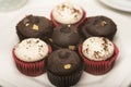 Food : Close up of luxury, small cupcakes. 1