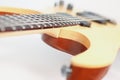 Luxury wavy shape of wooden electric guitar with rosewood neck