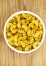 Close up of macaroni elbow Royalty Free Stock Photo