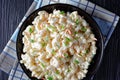 Close-up of macaroni salad in a bowl Royalty Free Stock Photo