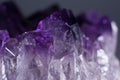 Close-Up Macro Amethyst Crystal