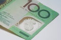 Close Up Macro Australian Notes Money