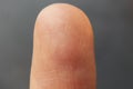 close up macro photo of a finger print of a caucasian man b Royalty Free Stock Photo