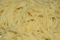 Full frame shot of spaghetti pasta noodles Royalty Free Stock Photo