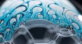 Abstract Soap Bubble Surface with Swirling Colors Royalty Free Stock Photo