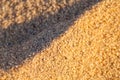 Close up macro texture of sand dune Royalty Free Stock Photo