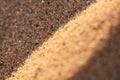 Close up macro texture of sand dune Royalty Free Stock Photo