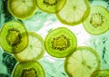 Close up view of citrus fruits