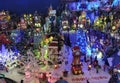 Photo of magic village miniature at christmas market of Merano