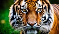 Majestic Tiger Stare in the Wild Royalty Free Stock Photo