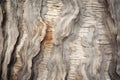 Close up majestic tree trunk old bark in forest textured brown wood pine oak plant macro wooden background timber lumber Royalty Free Stock Photo