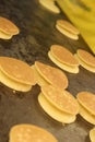 Close up making pancake for snack Royalty Free Stock Photo