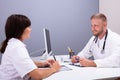 Medical Staff Having Discussion In A Hospital