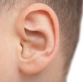 Close up of male ear Royalty Free Stock Photo