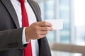 Close up male hand unrecognizable man businessman in formal suit employer unknown entrepreneur lawyer arm holding empty