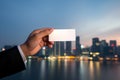 Close up male hand unrecognizable man businessman in formal suit employer unknown entrepreneur lawyer arm holding empty