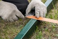 Male joiner measuring