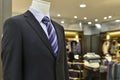 Close up of male mannequin in clothing shop Royalty Free Stock Photo