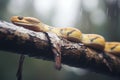 close-up of mamba scales on a limb